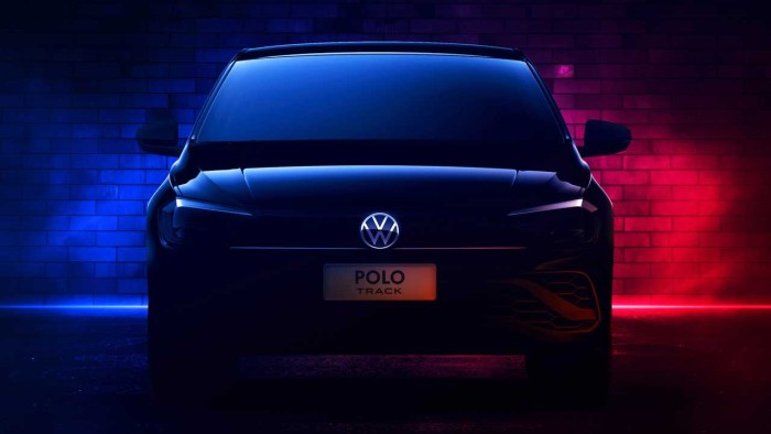 New VW Polo Track teased.