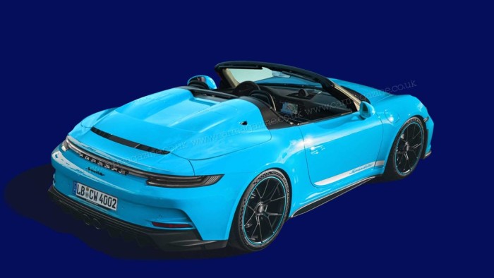 포르쉐, 2023 LA 오토쇼에서 신형 911 스피드스터  공개 예정