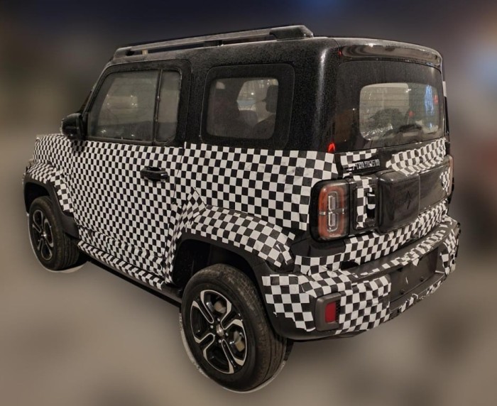오프로드 특성 강조한 꼬마 전기차, 바오준 키위 UFTS(Urban Fun Trendy SUV) 스파이샷