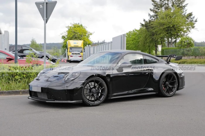 계기판 포함 포르쉐 911 GT3 페이스리프트 스파이샷 업데이트