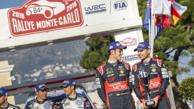 현대 WRC팀 올해 첫 몬테카를로 랠리 3위