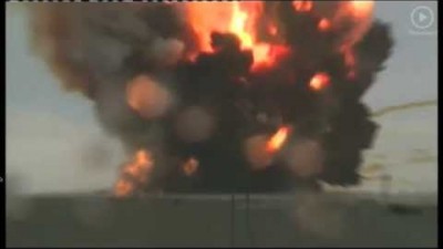 17초만에 폭발한 러시아 위성 동영상