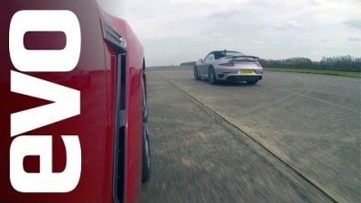 포르쉐 911 터보 카브리올레 vs 닛산 GT-R