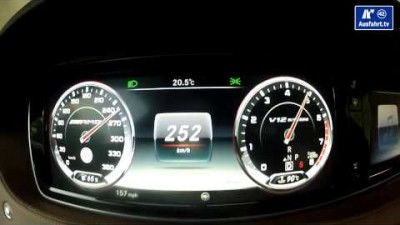 2014 메르세데스 벤츠 S65 AMG 0-257km/h 가속