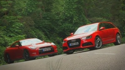 닛산 GT-R vs 아우디 RS6 아반트 테스트