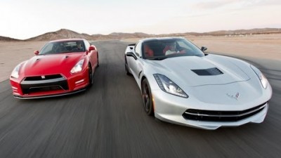 닛산 GT-R 트랙 에디션 vs 쉐보레 스팅레이 테스트